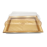 Plateau de service jetable JY-80072 en plastique pour le petit-déjeuner, idéal pour la viande et autres aliments