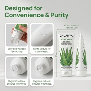 <span class=keywords><strong>Gel</strong></span> apaisant minéral à l'<span class=keywords><strong>aloe</strong></span> <span class=keywords><strong>vera</strong></span> sans parfum, hypoallergénique, pour le visage - Hydratant de nuit, anti-rides, soin après-soleil, peau normale - Product Image 3