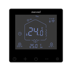 Nouvelle arrivée écran tactile Tuya WiFi commande vocale intelligente chauffage par le sol électrique et eau et <span class=keywords><strong>thermostat</strong></span> de pièce de chauffage de chaudière à <span class=keywords><strong>gaz</strong></span> - Product Image 1