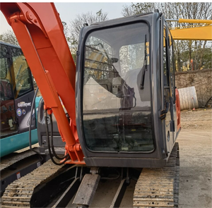 Mini-excavatrice d'occasion Hitachi Zx60-5A de 6 tonnes à vendre, excavatrice d'occasion Hitachi ZX55 ZX60 ZX70 avec nouvelle benne sur chenilles - Product Image 5