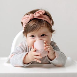 แก้วหัดดื่มซิลิโคนสำหรับเด็กทารก เกรดอาหาร ไม่แตกหัก ไม่ลื่น - Product Image 4