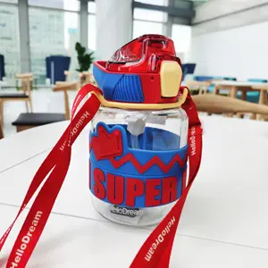 Süblimasyon 620ml tritan su şişesi çocuklar sippy bardak kilidi ile taşınabilir bardak spor şişe plastik Drinkware şişe toptan