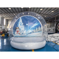 Globe de neige gonflable en PVC pour Noël, taille humaine, pour usage commercial, pour jardin