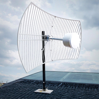 Antena Parabola Seluler Jarak Jauh SUNCOMM AN-Q38 698-3800Mhz 24dBi 4G 5G Pita Frekuensi Luar Ruangan 2*2 MIMO Antena Arah