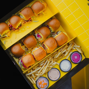 Boîte d'emballage alimentaire pour brunch, plateau de service, boîte en carton pour traiteur, boîtes alimentaires en papier, boîte à emporter écologique personnalisée - Product Image 3