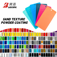 Peinture en poudre polyester BAOTONG à texture sable mat pour meubles, bateaux, voitures - Application par pulvérisation, vernis électrique
