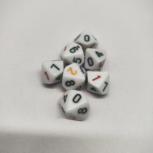 Dados de Resina y Acrílico Transparentes de 16 mm, Coloridos, de Lujo, Tallados a Mano, para Juegos de Mesa - Product Image 3