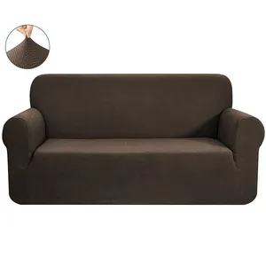 Barato poliéster 3 de asiento del sofá fundas de asiento fabricante sofá fundas de asiento