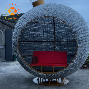 Iluminación <span class=keywords><strong>de</strong></span> arco <span class=keywords><strong>de</strong></span> bola Led <span class=keywords><strong>gigante</strong></span> 3D para decoración <span class=keywords><strong>de</strong></span> calles comerciales, esferas navideñas grandes para exteriores con luces para Centro Comercial - Product Image 6