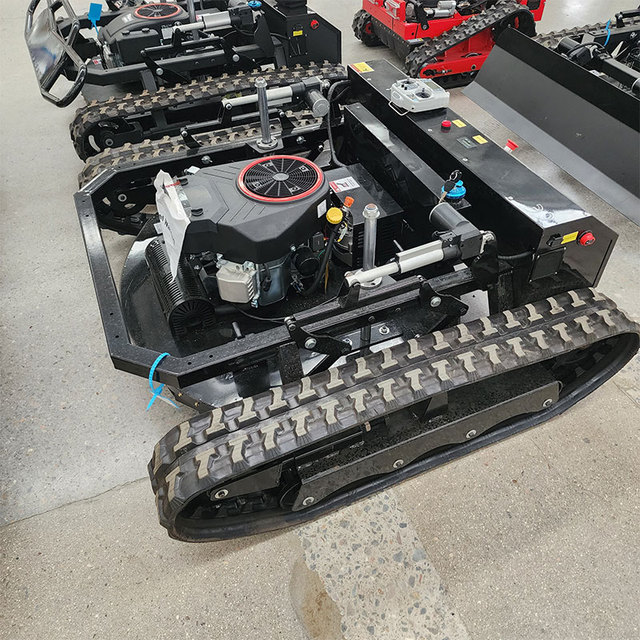 Industrial Heavy Duty 4-Stroke 190cc Remote Control Forest Mulcher Robot Wireless Automatic Lawn Mower for Mountain Slope