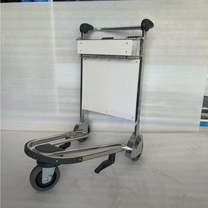 Commercial Airport <b>Luggage</b> <b>Trolley</b> Passenger Hand <b>Trolley</b> For Airport Railway Station Hotel - Product Image 1