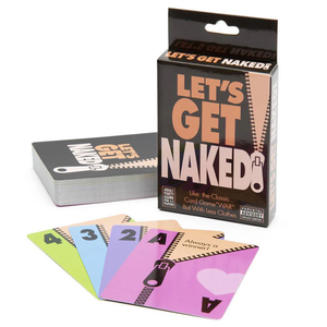 LET'S GET NAKED Jeu de cartes interactif pour adultes Date romantique Soirée amusante pour les couples Comprend Sex Toys - Product Image 1