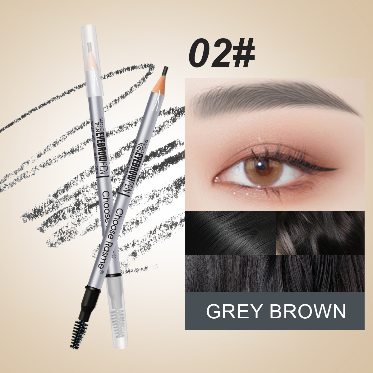 CR0103-2#GRIS BRUN