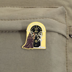 Pin esmaltado de <span class=keywords><strong>Casa</strong></span> de bruja, broche de puerta mágica gótica, de estilo Halloween insignia de solapa, regalo de joyería para amigos, suministro a granel - Product Image 3