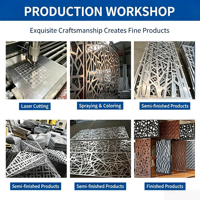 Panneau de façade architecturale en alliage d'aluminium gravé au laser moderne avec isolation acoustique et motif personnalisé pour usage extérieur