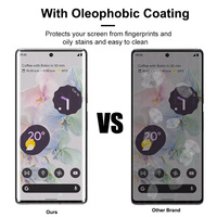 Verre trempé incurvé 3D avec colle intégrale pour Infinix Hot 50 Pro + Realme 13 Pro, protection d'écran pour Pixel 9 Pro, verre protecteur UV