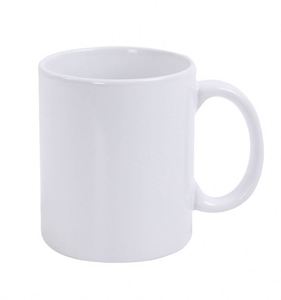 Mug en céramique écologique de 11 oz, blanc uni, avec poignée, impression par sublimation personnalisée, boîte blanche pour usage café - Product Image 1