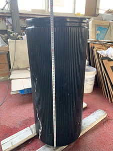 Élégant lavabo sur pied en marbre noir Nero, lavabo en pierre naturelle, lavabo sur pied en marbre Nero Marquina cannelé pour <span class=keywords><strong>salle</strong></span> <span class=keywords><strong>de</strong></span> <span class=keywords><strong>bain</strong></span> - Product Image 6