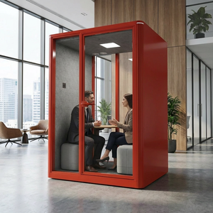 Cabine Acoustique Intelligente Insonorisée pour Espace de Travail Collaboratif d'Équipe, Grande Cabine Modulaire de Réunion, Pod Acoustique pour Bureau - Product Image 2