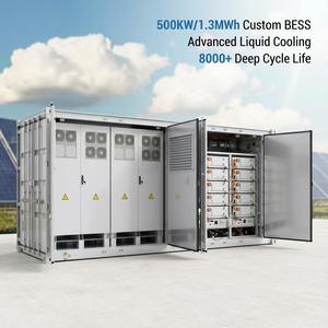 Containerized Bess <b>Energy</b> <b>Storage</b> <b>System</b> 500KW 704V 1000V 1326KWh Battery Pack Commercial Solar <b>System</b> Cooling - Product Image 1