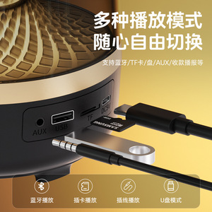 Portable <b>Speaker</b> 1020W Rechargeable Outdoor Desktop Car Use With Tf Card Support - Product Image 5