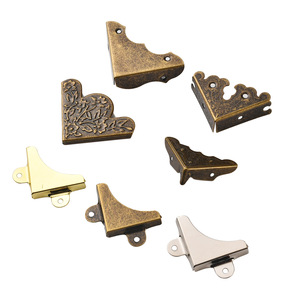 Corner Brace Antique Iron <b>Bracket</b> For Wooden Box Gift Box Decorative Corner Protector Hardware Accessories - Product Image 5