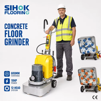 SIHOK 7.5Kw 600mm Ponceuse à béton électrique autoportée 380V 220V CE Robuste Industrielle Vente en gros