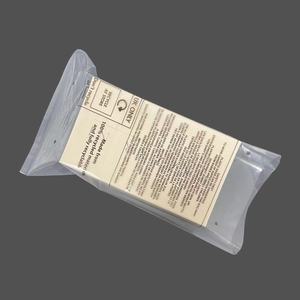 Riciclaggio personalizzato gratuito LDPE GRS trasparente abbigliamento in plastica borsa in polietilene con avviso di soffocamento e stampa di segni - Product Image 4