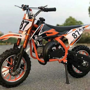 Mini moto tout-terrain à essence 49cc, motocross, avec échappement en fer, cadeau idéal <span class=keywords><strong>pour</strong></span> les adolescents amateurs de conduite - Product Image 2