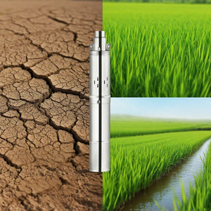 Pompe à eau 108V avec contrôleur intégré, personnalisation OEM, pompe à vis, arbre central, vente en gros, eau propre pour l'irrigation agricole - Product Image 1