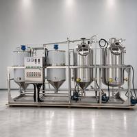 Automatische palmolieproductiemachine 5T/H, palmvruchtenoliepers, oplosmiddelextractiemachine, eetbare olieraffinaderij
