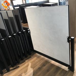 Présentoir de salle d'exposition optimal avec carreaux de céramique rotatifs coulissants Présentoir en métal au design moderne pour les expositions en magasin de détail - Product Image 3