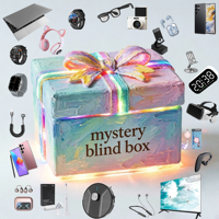 Boîte mystère de gadgets électroniques 3C ultimes, 100% surprise, écouteurs sans fil, haut-parleur intelligent, téléphone, équipement de jeu, cadeau de vacances chanceux