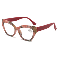 HS2227 unisexe carré lunettes de lecture 1pc cadre PC presbytie lunettes correctives pour hommes et femmes gris blanc vert cadre en verre