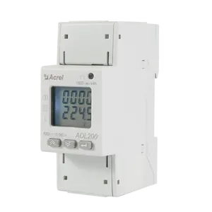 Acrel ADL200 Single Phase Din Rail Energy Meter 80A 220V Smart Digital Kwh Meter With RS485 Function Two Phase Two Wiring