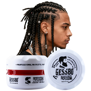 Cire coiffante bio pour cheveux bouclés à l'essence de fruits, parfum rétro, tenue forte, sûre et non irritante pour les tresses - Product Image 6