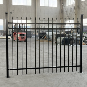 Clôture <span class=keywords><strong>tubulaire</strong></span> en acier galvanisé avec revêtement en poudre, clôture métallique durable et élégante, clôture <span class=keywords><strong>tubulaire</strong></span> pour <span class=keywords><strong>piscine</strong></span>, personnalisée pour le jardin - Product Image 6