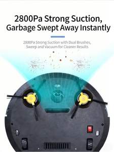 Aspiradora Robótica Inteligente Recargable de Alta Succión, Máquina de Limpieza Automática de Pisos para la Limpieza Diaria del Hogar - Product Image 4