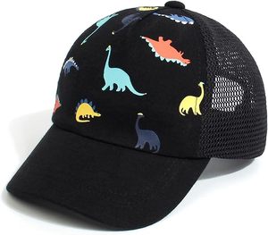 Casquette de baseball pour tout-petits, chapeau de soleil imprimé motif dinosaure et chapeau de couleur unie pour enfants garçons et filles de 0 à 5 ans - Product Image 6