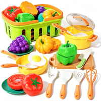 Panier de fruits et légumes en plastique ABS, ensemble de jeu de cuisine, jouets d'imitation pour enfants de 3 ans et plus