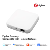 Tuya Zigbee Smart Home Iot Gateway Hub Commutateurs de télécommande Fonctionne avec Alexa Google Home Connecte les appareils Zigbee via Smart Life