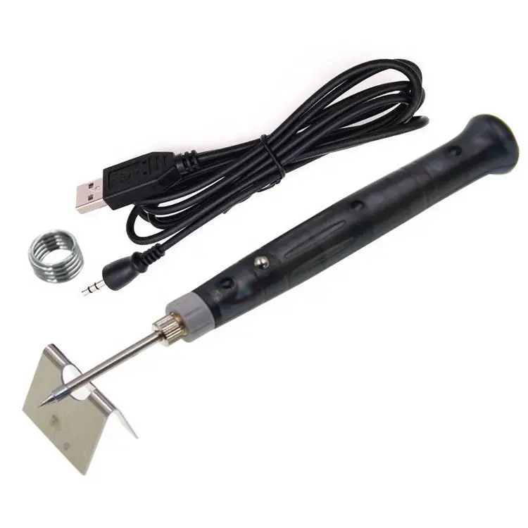 5V 8W USB Mini Powered Electric Soldering Iron Solder Pen Welding Gun Hand Tools Rapid Heating Touch Switch Welding Solder