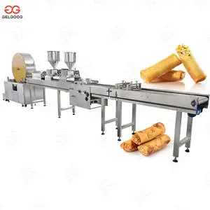 Factory Price Egg Roll Making Forming Spring Roll Pastry & Filling Production Line