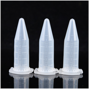 Tubos de centrífuga de plástico Yueside de 5 ml con fondo puntiagudo y tapa, consumibles de laboratorio de una sola fila, paquete de 100 tubos - Product Image 3