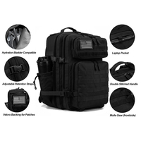 Sac à dos tactique de sport Trailpop personnalisé 45L, imperméable, pour activités de plein air, Molle, athlètes, escalade, randonnée, chasse, voyage, fitness