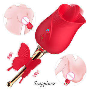 振動マッサージ膣プッシーシミュレーション舌舐め吸うオーラルミニバイブレーター女性のための大人のおもちゃ - Product Image 4