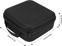 Sac de rangement pour contrôleur, protecteur d'émetteur RC, poche de rangement EVA pour émetteurs d'avion RC AT9/X9D/WFLY 9 - Étui uniquement