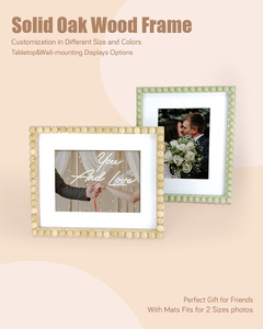 Fatto a mano bella cornice lucida con <span class=keywords><strong>perline</strong></span> cornice laccata Design con dettagli intricati - Product Image 2