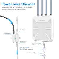 Extensor WiFi de Largo Alcance AX3000 de Doble Banda 2.4G 5.8G, WN573HX3, WiFi 6, 3000Mbps, Punto de Acceso Inalámbrico Mesh para Exteriores