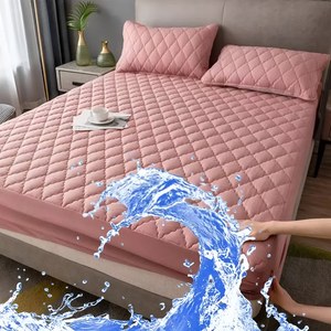 Nouvelle housse de matelas imperméable à motifs, taille personnalisée, protège-matelas matelassé avec jupes de lit, vente en gros - Product Image 1